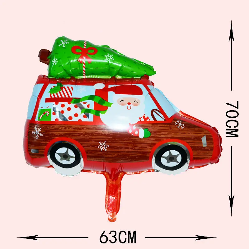 christmas car Новинка, Рождественские шары, Санта Клаус, снеговик, шар, Рождественский единорог, рождественские украшения для дома, год - Цвет: christmas car