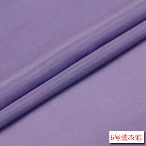 Sewing Fabric 100*140cm New printing dyeing silk cotton fabric solid color base lining silk fabric by meter prink red white