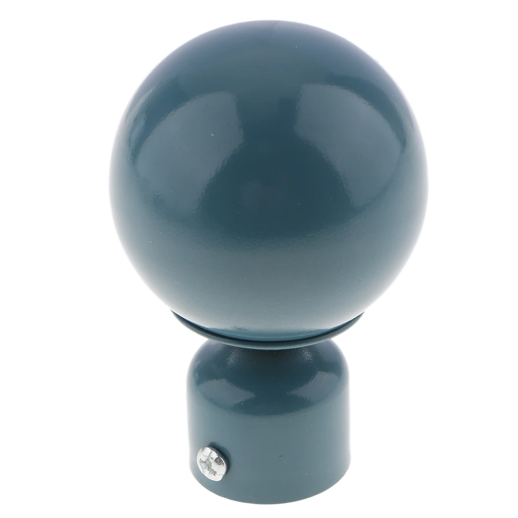 Decorative Steel Curtain Rod Ends Cap Heads Artisitic Drapery Finials for 28mm Inner Diameter Rods