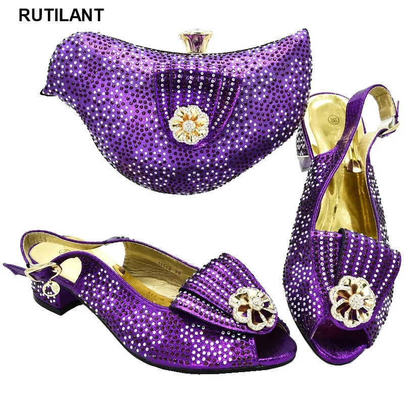 

Nigerian Women Shoes and Bag To Match for Party Italian Italian Shoes and Bag Set Wholesale 2020 Designer Shoes Women Luxury