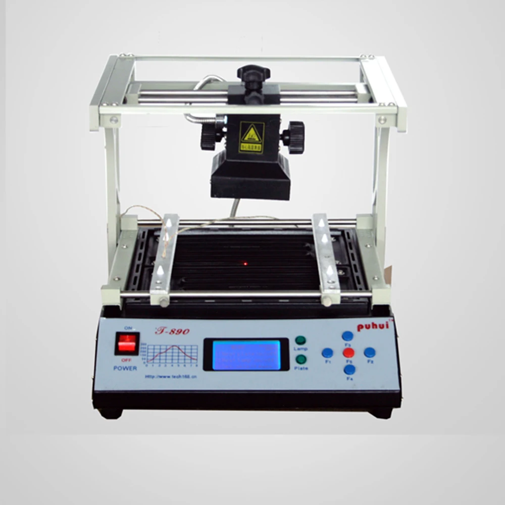 PUHUI T-890 T890 BGA двойная цифровая Инфракрасная паяльная станция BGA/IRDA/IFR/SMD/SMT базовые