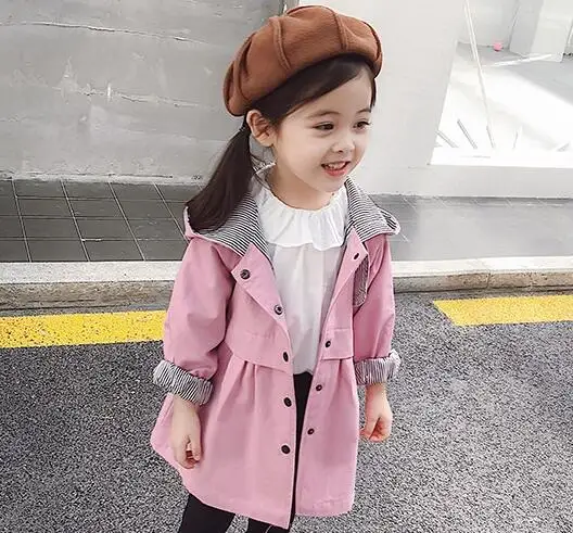 Ветровка для девочек Новинка весна-осень 2019 корейский вариант Детская осенняя