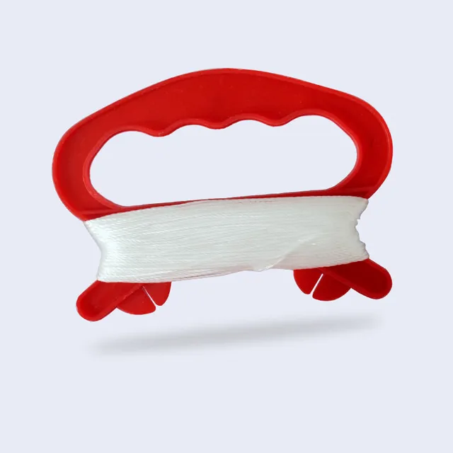 100M/50M Flying Kite Line D Shape Plastic Polyester White Kite Line Board Flying Kites Line Flying Kite Accessories 3