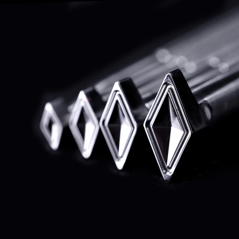 Leather Stamp Punch SOZO LX1 Geometrics Hollow Diamond Leather Work Stamping Tool Carving Pattern 304 Stainless Streel