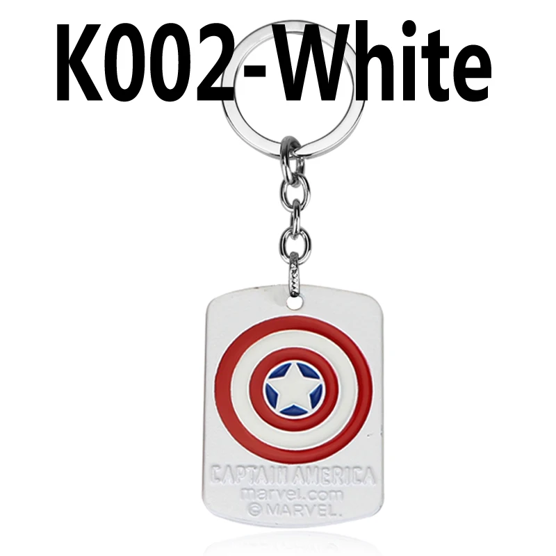 K002-white Marvel, Мстители, Тор, оригины, молот Тора, Локи, брелок, Mjolnir, Raytheon, металлические брелки, панк, подлинный Thammer, брелок - Цвет: K002-white