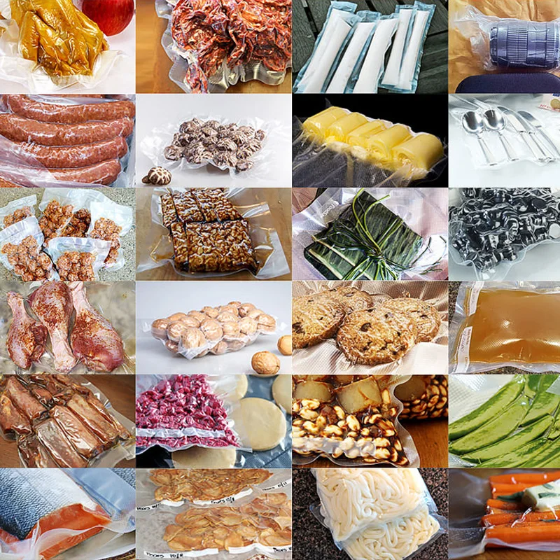 Пакеты для вакуумного упаковщика Еда Saver запечатывания машина Пластик Вакуумный