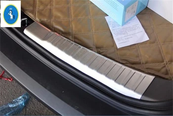 

Yimaautotrims Fit For Honda CRV CR-V 2012 2013 2014 Rear Bumper Foot Plate Trunk Door Sill Guard Protector Cover Trim