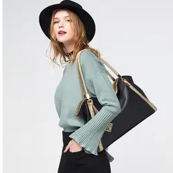 Модная женская сумка, роскошная дизайнерская вместительная сумка для покупок, женская кожаная сумка высокого качества