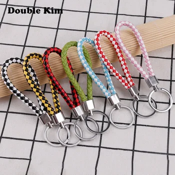 

Classic Leather Car Key Chain 360 Degree Rotating Horseshoe Buckle Key Rings Anti-lost Keychain Give A Friend A Gift Jewelry
