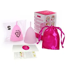 Feminine Medical Grade Silicone Menstrual Cup Feminine Hygiene Copo Menstrual de Silicone Medica Reusable Menstrual Soft Cup