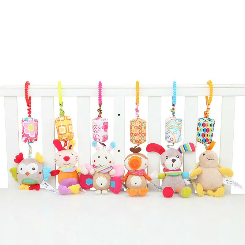 

Suitable Baby Stroller Aeolian Bell Ornaments Cartoon Creative Animal Aeolian Bell Ornaments Doll Maternal and Infant Toys
