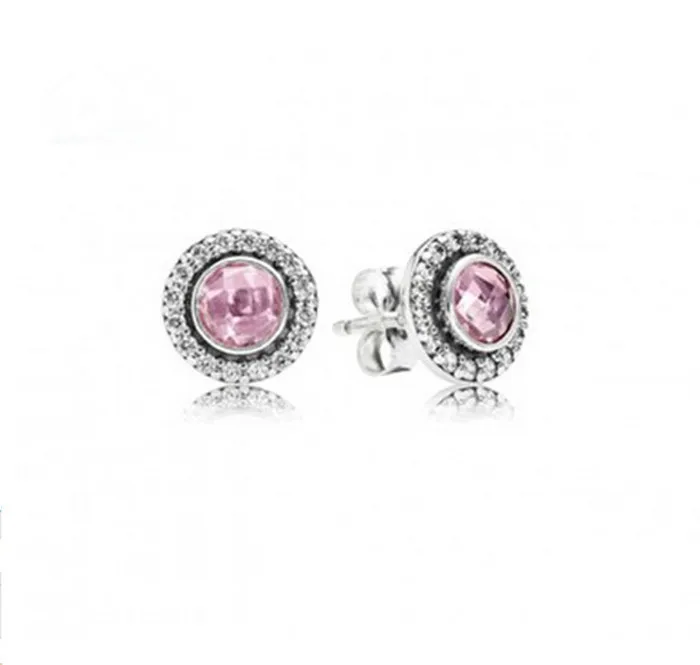 ER029 New earrings 925 Sterling Silver hearts Stud Earrings for women silver earings brinco fine jewelry Jewyuer wholesale ER001 - Цвет камня: ER029
