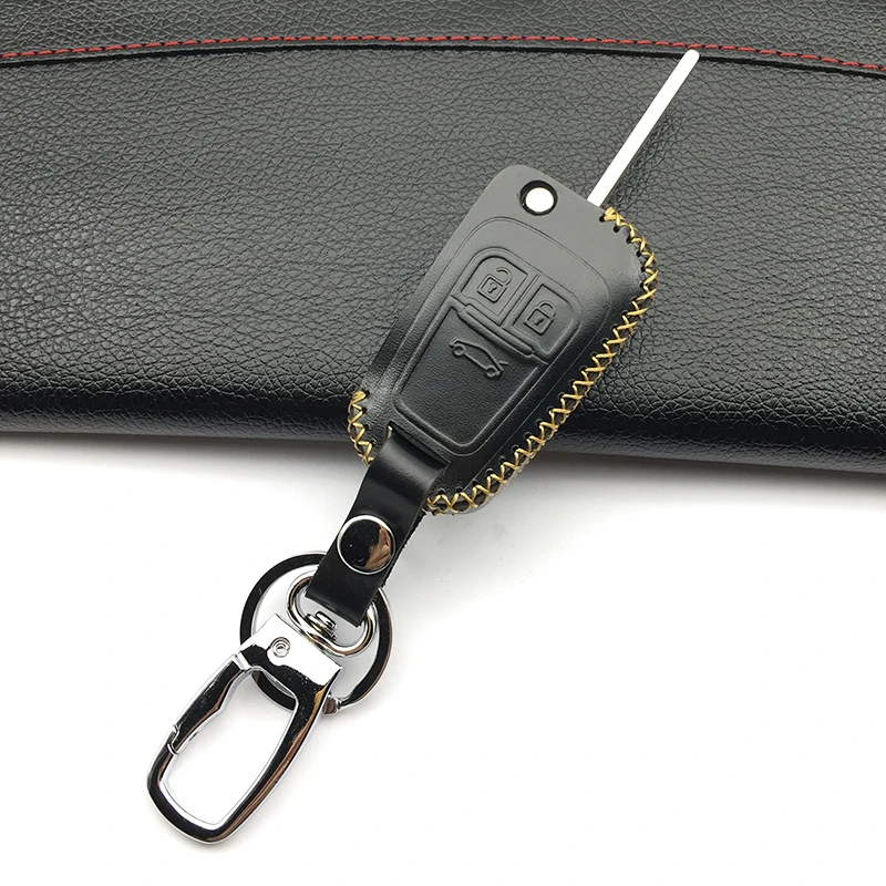 Кожаный брелок для ключей с дистанционным управлением для Chevrolet Cruz OPEL VAUXHALL MOKKA BUICK ENCORE 3 кнопки
