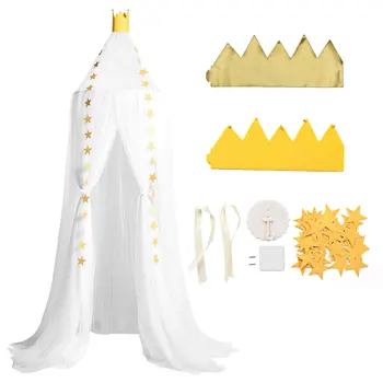 

Mosquito Net Curtain Bedding Dome Tent Children's Bed Canopy Chiffon For Kids Thicken Bedding dream Premium Yarn Play Tent