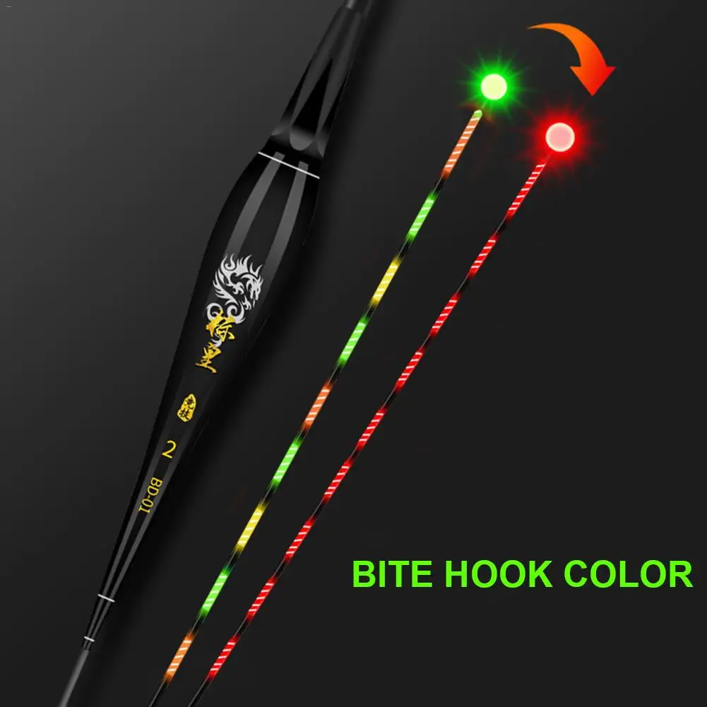 

LED Light Change Color Automatic Night Electronic Change Buoy Smart Fishing Float Bite Alarm Fish Bite Bait Innovative Float