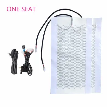 

Universal Carbon Fiber Seat Heating Pad Car Heater High And Low Two-speed Single Control Switch Heated Seat Cover