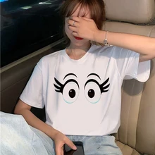 Best Offers 2020 Summer Big eyes Women T-shirt Printed Tshirts Casual Tops Tee Harajuku 90s Vintage White tshirt Female Clothing Best Offers 2020 Summer Big eyes Women T-shirt Printed Tshirts Casual Tops Tee Harajuku 90s Vintage White tshirt Female Clothing