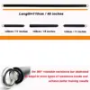 Workout Bar Fits All Resistance Bands with Clip Portable Resistance Bands Exercise Bar for Fitness Home Gym Workout Full Body 3