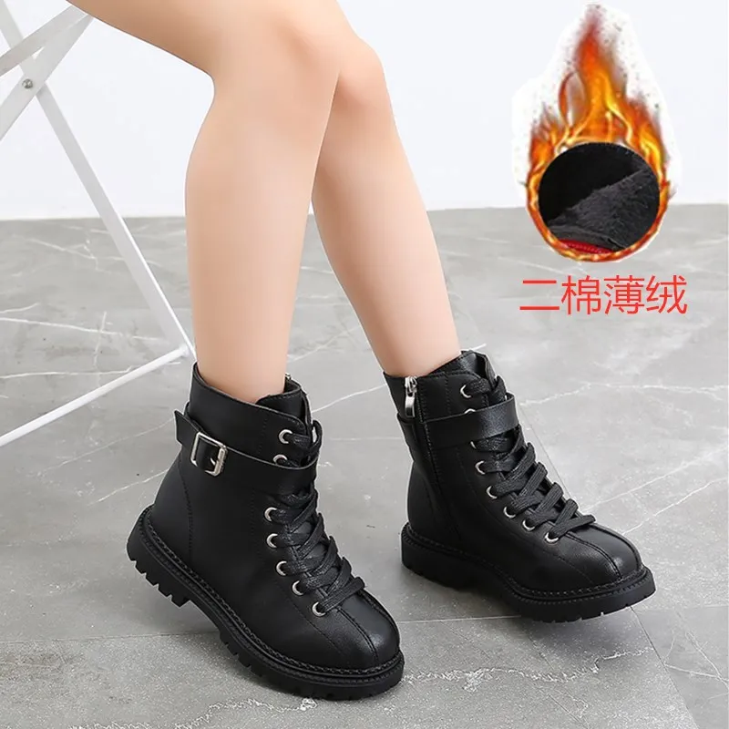 frijoles Kent Adentro Botas de Princesa a la moda para niños, zapatos para niñas, Botines negros  de otoño e invierno, botas para niños de 3 a 12 años, novedad de 2021 -  AliExpress Madre y niños