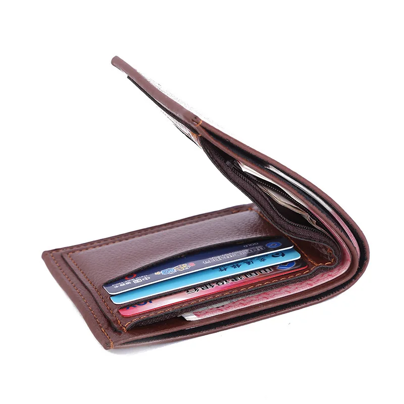 

Short MEN'S Wallet pv ge Wallet Men Leather Wallet Purse