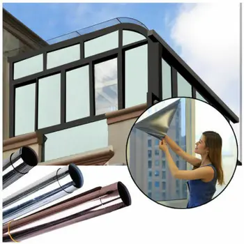 

One Way Mirror Window Film Solar Tint Reflection Decorative Heat Privacy Control