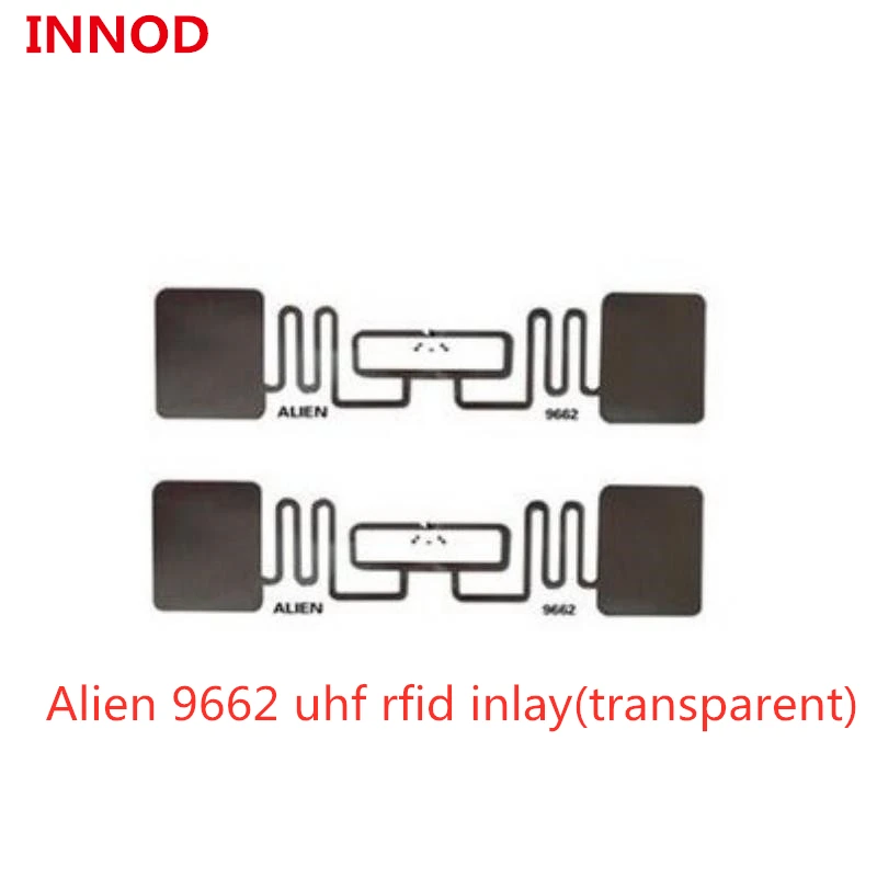 Дешевая rfid-метка с инкрустацией uhf gen2 Пассивный инопланетянин 9662 h3 чип большой