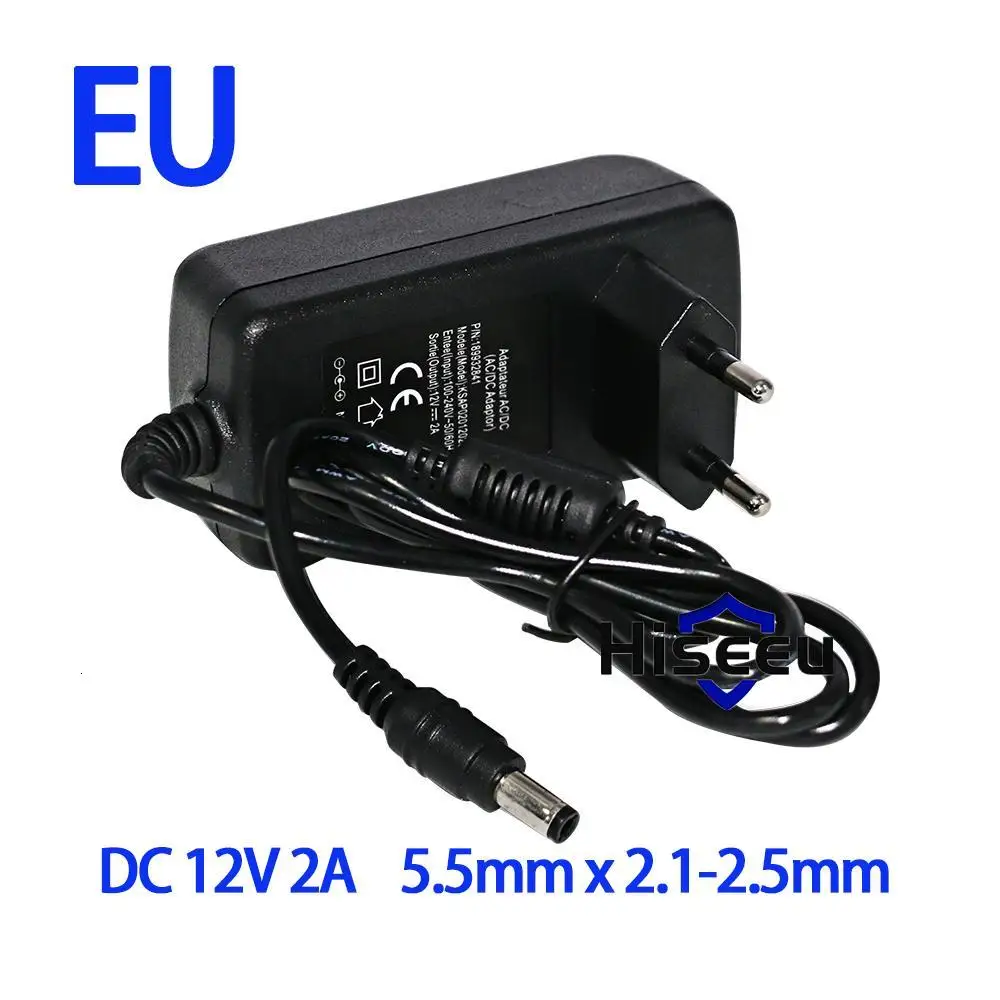 AC 100-240V to DC 12V 2A Switch Switching Power Supply Converter Adapter EU UK US AU 5.5mm*2.5mm Plug Free Shipping | Безопасность и