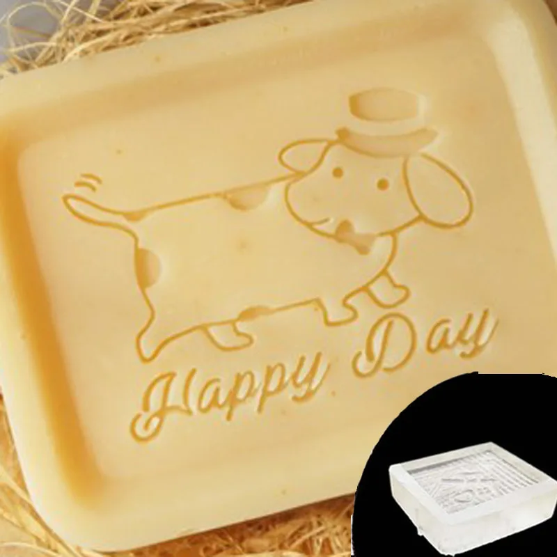 Soap Stamp with Leaves and Letters, Acrylic Handmade Seal, Organic Natural Soap Making Tools, The Best Gift