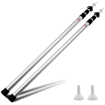 

GeerTop Telescoping Tarp Poles Adjustable Aluminum Rods Portable Outdoor Gear Lightweight Replacement Poles Camping Tent Hiking