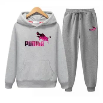 

Autumn Winter Fleeces Two Piece Set Hooded Sweatshirt Men Hoodies+Pantsrts Men Women Sports Suit Men Women Hip Hop Sportswear