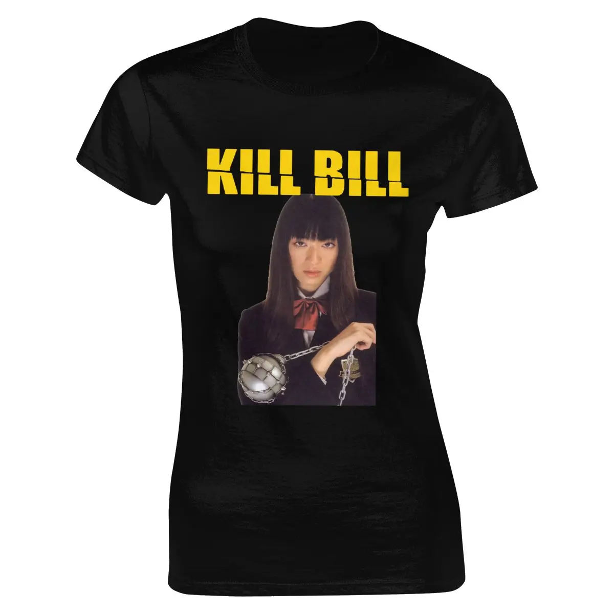Футболка Kill Bill 1 с принтом повседневная хлопковая рубашка круглым вырезом летний