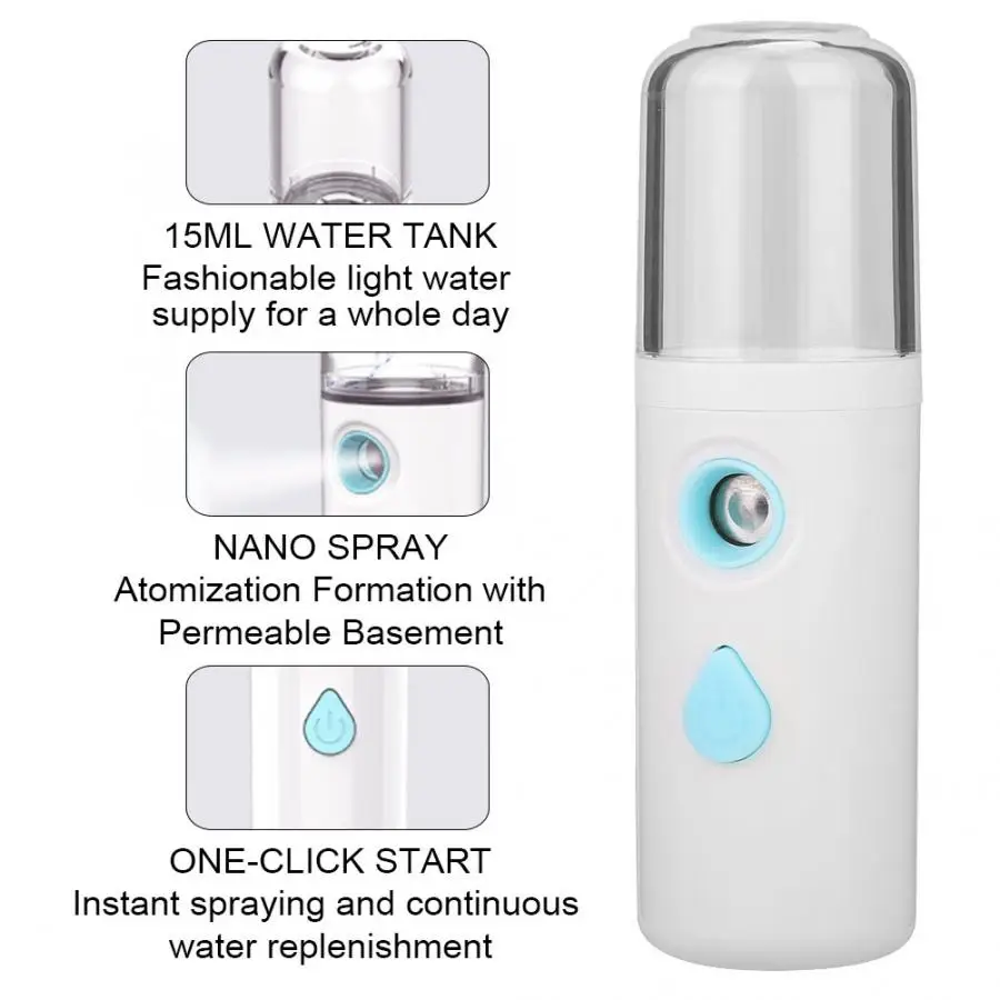Увлажнитель распылитель увлажняющий портативный с USB зарядкой| |