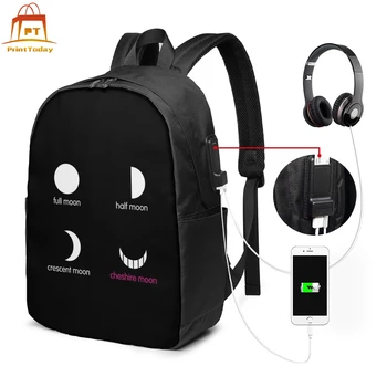 

Half Moon Backpack Half Moon Backpacks Teenage Trendy Bag University High quality Multifunctional Print Bags