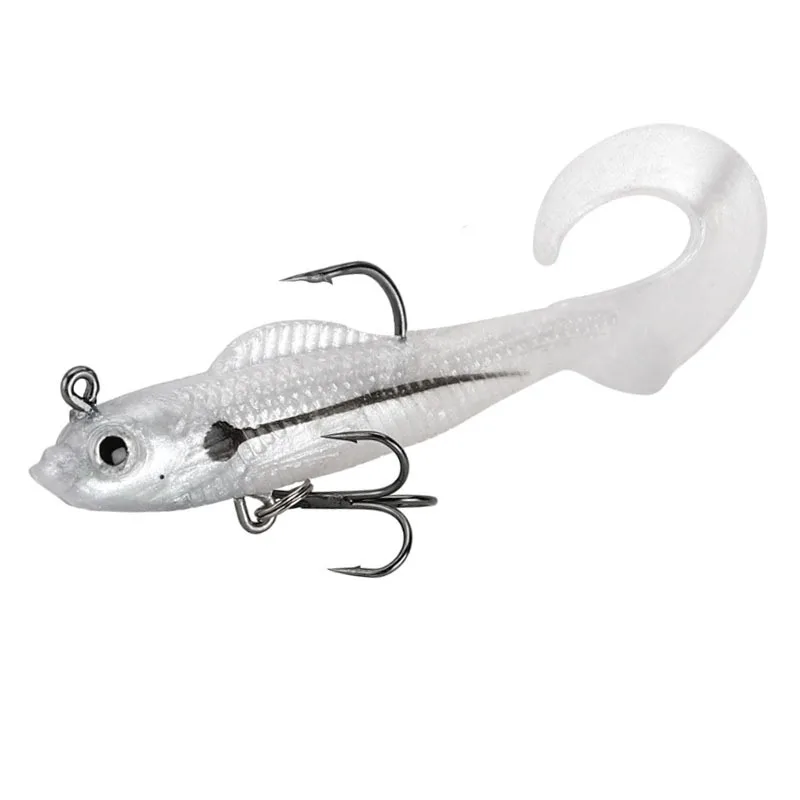 1 Pcs Lead Head Silicone Soft Lure Fishing Jig Wobbler Swimbait 9.5cm 9.5g Isca Artificial Bait Carp Bass Fish Pesca Tackle