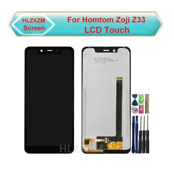 

For Homtom Zoji Z33 LCD Display With Touch Screen Digitizer Assembly Replacement With Tools+3M Sticker