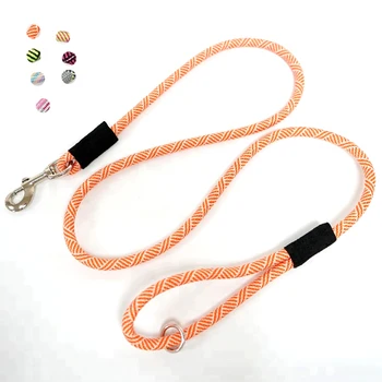 

Pet Rope Leash 5 feet Reflective Premium Nylon Climbing Rope Dog Leash With O Ring Great For Outdoor Training