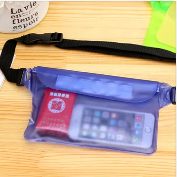 

Multicolor PVC Three-layer Sealed Drift Waterproof Waist Bag