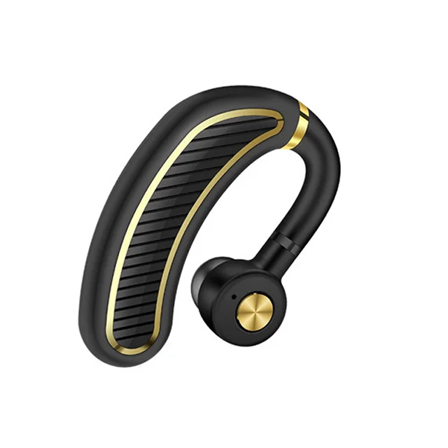 Спортивные беспроводные Bluetooth наушники с шумоподавлением, гарнитура, наушники для Iphone, Bluetooth наушники с микрофоном, спортивные наушники для бега - Цвет: Black Gold