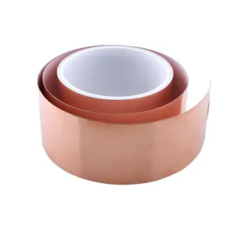 

50mmx2m Electric Guitar EMI Copper Foil Shielding Tape Conductive Self Adhesive