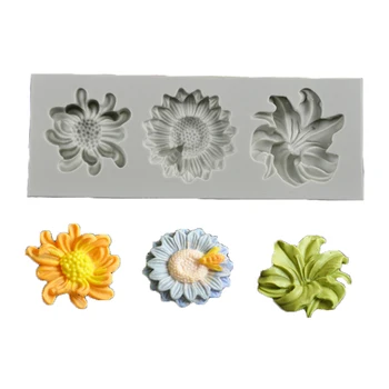 

Bee & Flowers Silicone Mold Fondant Mould Cake Decor Tool Chocolate Gumpaste Mold, Sugarcraft, Bakeware, Kitchen Gadget