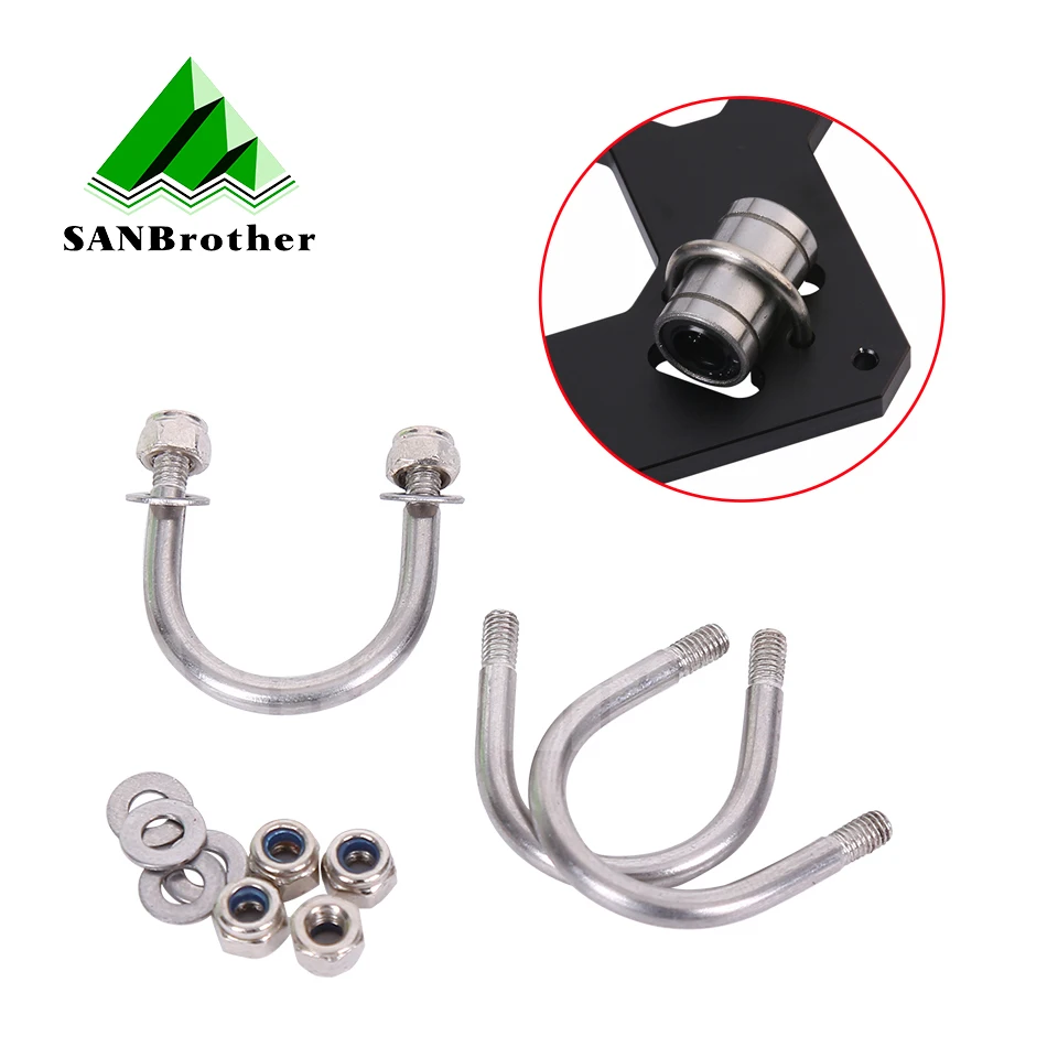 

3Sets U-bolts For Holding LM8UU MK2S Y-carriage For Prusa i3 3D Printer Spare Parts