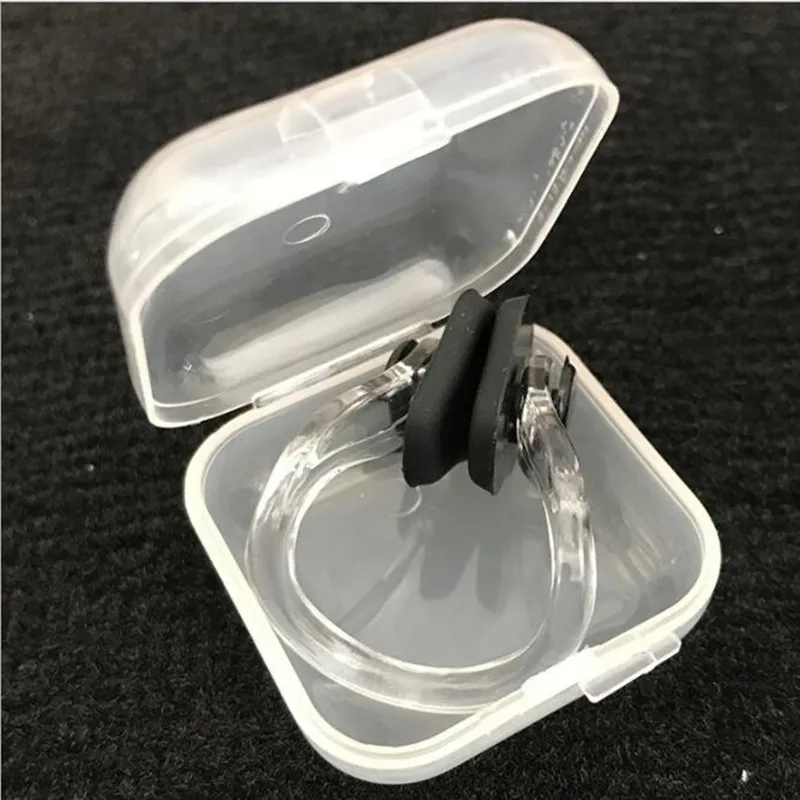 Women Men Swimming Nose Clip Case Waterproof Soft Silicone Swim Dive Bath Supplies 5