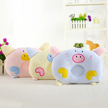 

New Baby Shaping Pillow Prevent Flat Head Infants Cute Pig Baby Bedding Pillows Newborn Boy Girl Room Decoration Accessories