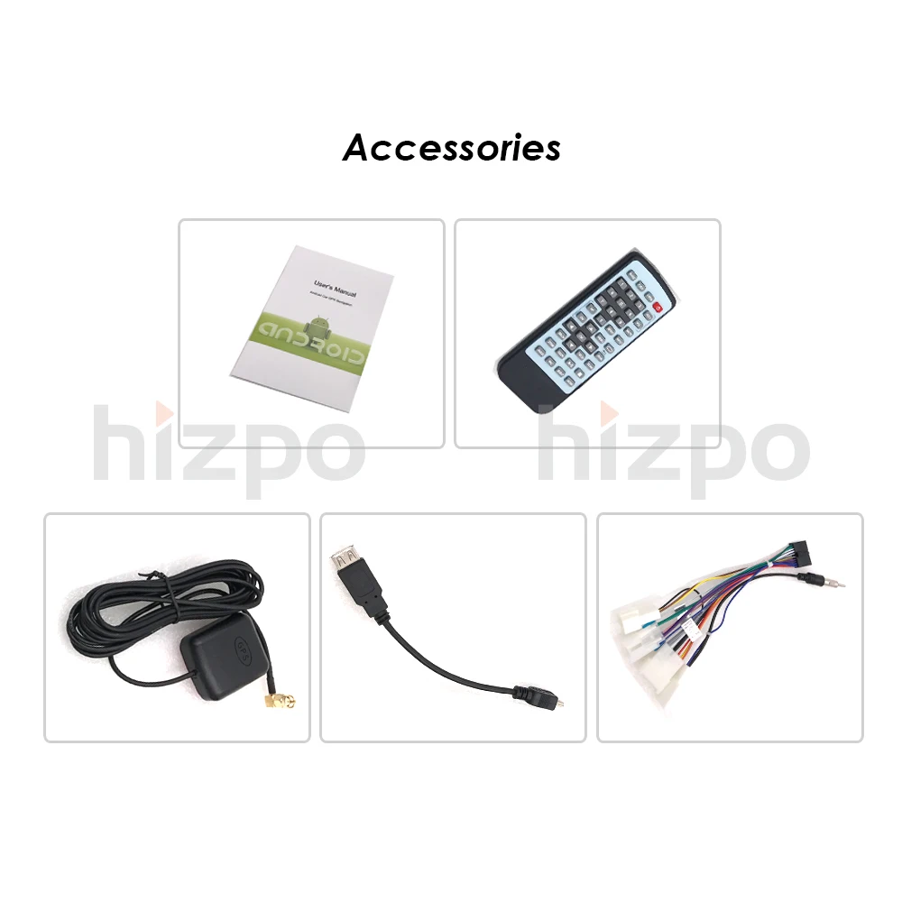 Top 2din 8inch Android 9.0 Quad 4 Core 2G+16GB CAR DVD Radio Player For Toyota Camry 2007 2008 2009 2010 2011 Navigation gps wifi BT 5