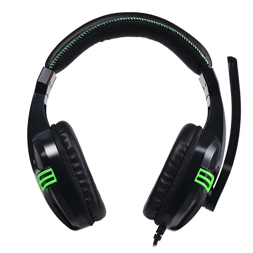 Heavy Bass Gaming Headset with Microphone 3 5mm Wired Game Headphone for PC Laptop Game Accessories