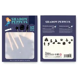 Children Shadow Puppets Toy Educational Silhouette Game Interesting Shadow Picture Toy Parent-child Interaction Cognition Game