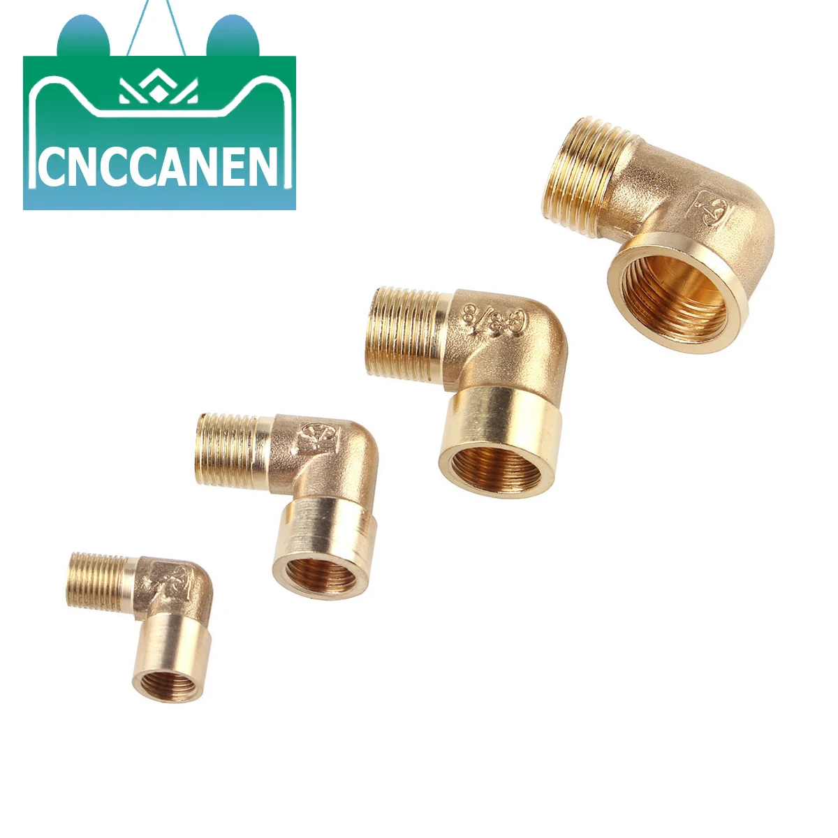 

1/8" 1/4" 3/8" 1/2" BSP Female x Male Thread Elbow 90 Degree Brass Pipe Fitting Connector Coupler For Air Water Fuel Gas Copper
