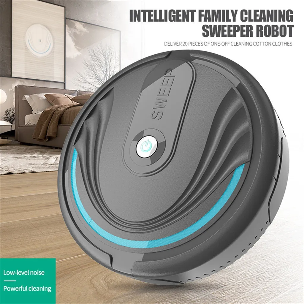 

Mini Smart Cleaner Robot Vacuum Intelligent Electric Wireless Automatic Multi-directional Round Sweeping Robot Household Clean
