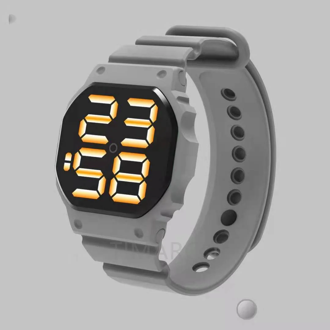 2021 Men's Watch LED Digital Watch for Men Women Sports Army Military Wristwatches Simple Silicone Electronic Cock Reloj Hombre 