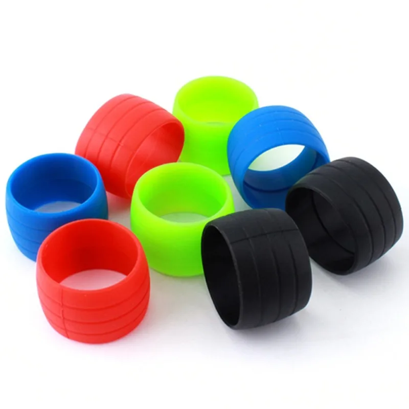 

1 Pair Bike Silicone Plug Rubber Anti-Skip Road Bike Plugs For Bar Tape Waterproof Wear Resistant Oudoor Strap Silicone Ring